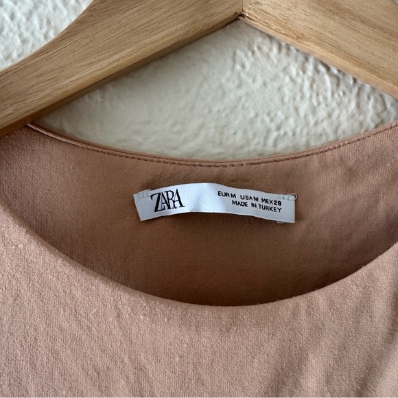 Zara Halterneck bodysuit in Nude - Picture 4 of 5